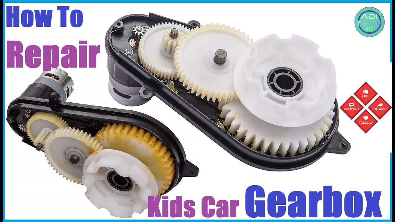How To Repair Kids Car Gearbox / How To Change Kids Car Motor