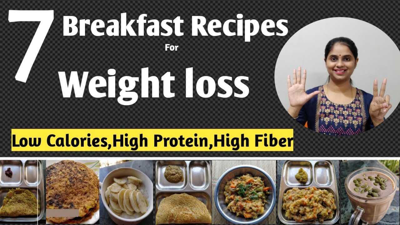 7 Breakfast recipes for weight loss |Quick and easy breakfast recipes | Healthy breakfast ideas