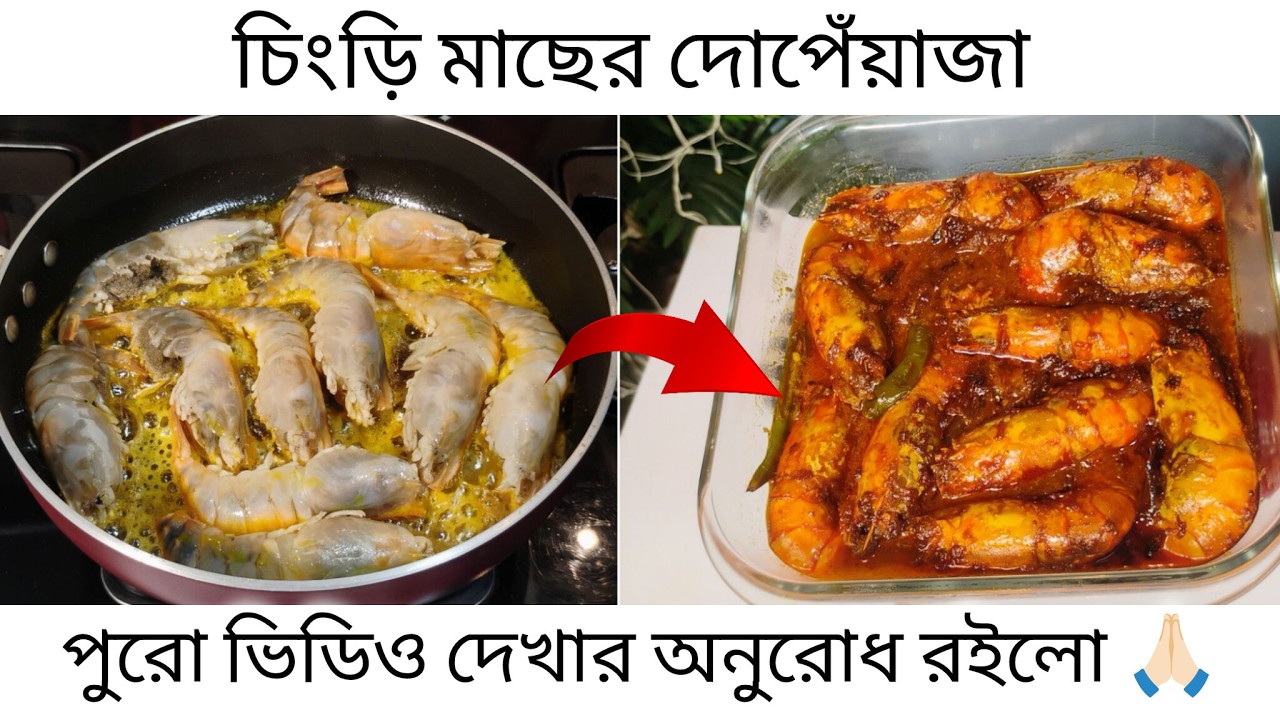 এভাবে বানালে চিংড়ি দোপেঁয়াজা হবে দারুণ টেস্টি | Secret Cooking Diary @freeMotionByRohan8
