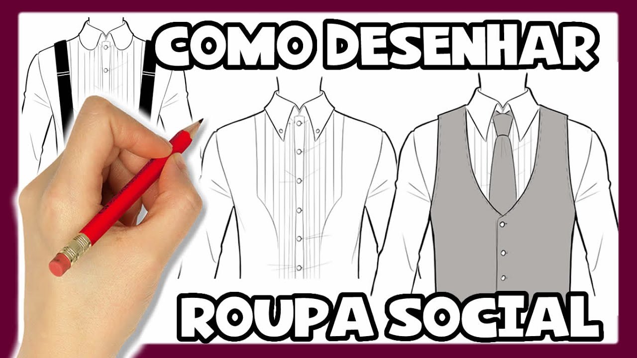 COMO DESENHAR ROUPAS - GOLAS DE ROUPA SOCIAL