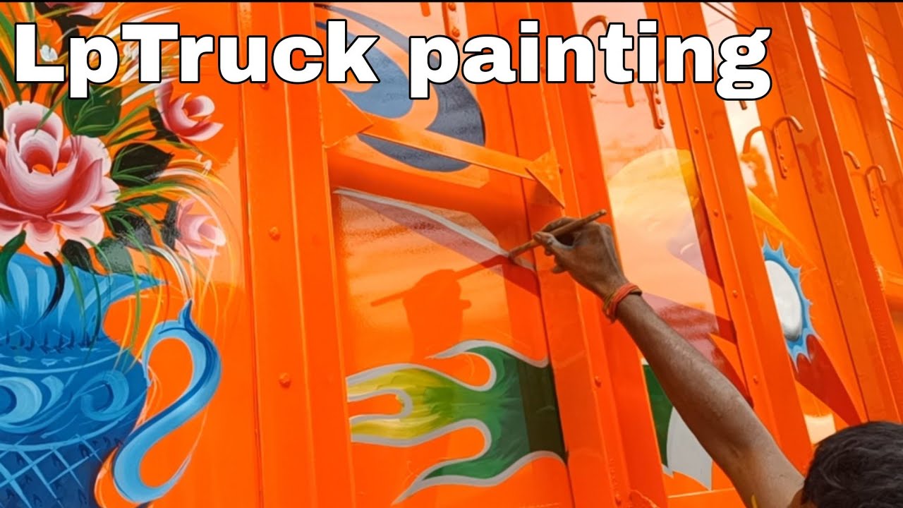 Truck painting Design| step by step | @painting209