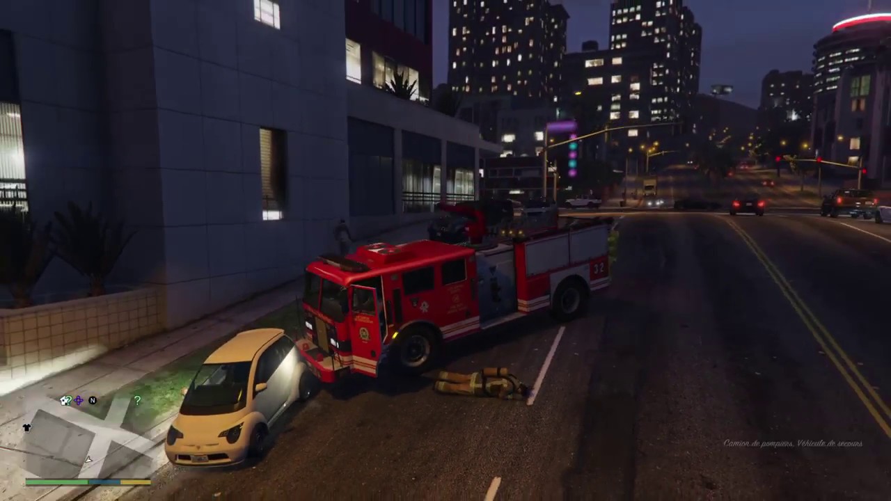 GTA 5 TROUVER UN CAMION DE POMPIER MISSION