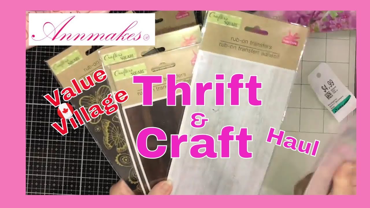 Thrifty & Crafty Haul: Value Village  part 1