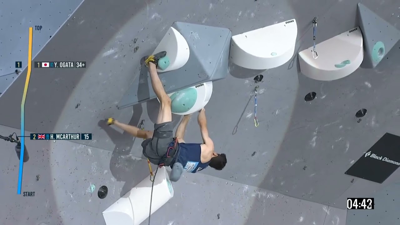 Hamish McArthur 🇬🇧 Briançon 2022 🇫🇷 Lead Final 🧗‍♂️