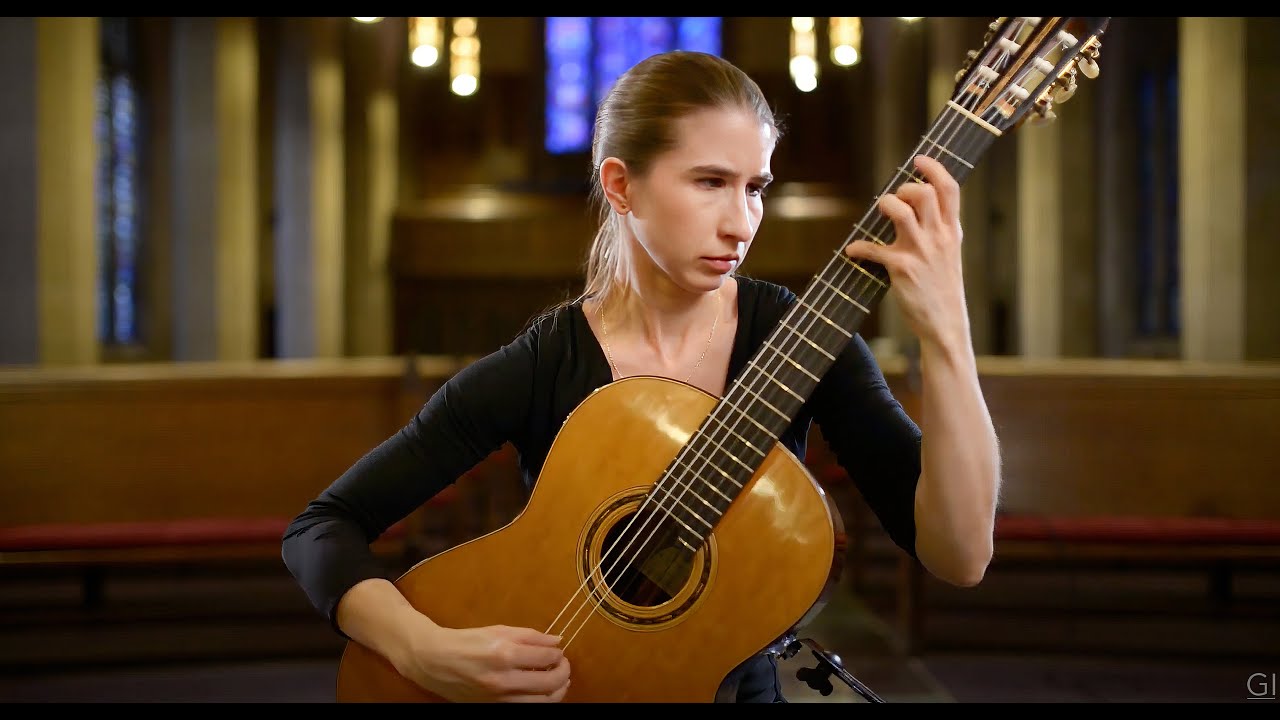 Classical guitarist Petra Poláčková performs 