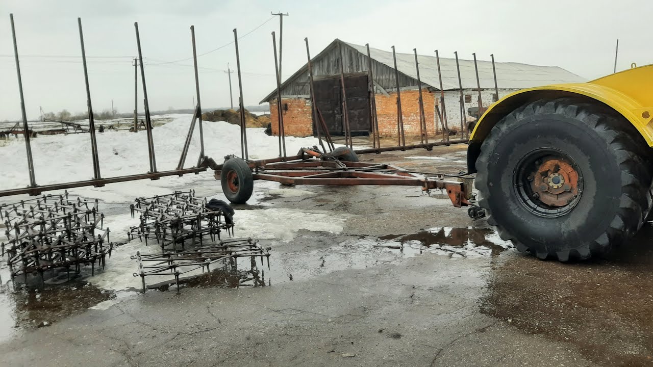 Оприссовка гидравлики борон