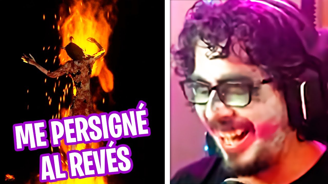 Me persigné al revés