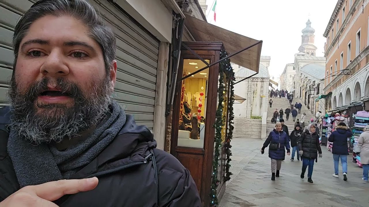 El Puente de Rialto RECORRIDO COMPLETO - El m&aacute;s famoso de Venecia Italia 4K UHD