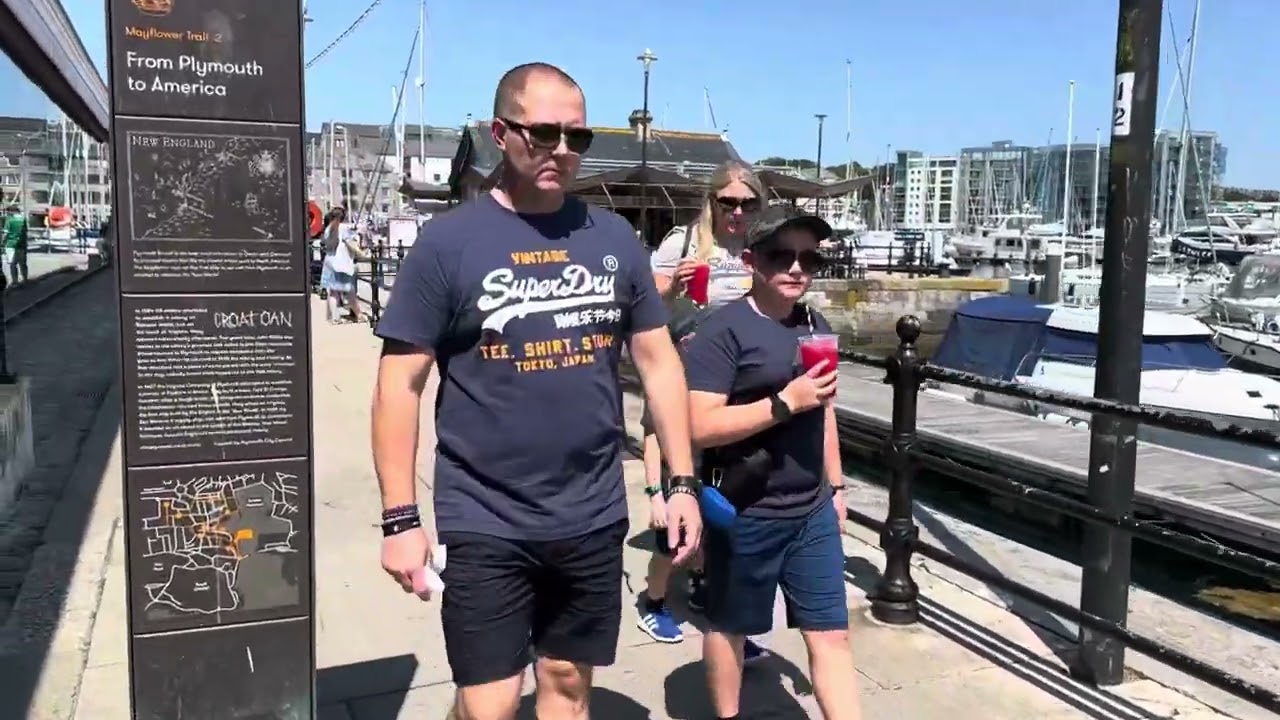 Plymouth Barbican walkabout August 2024 ￼