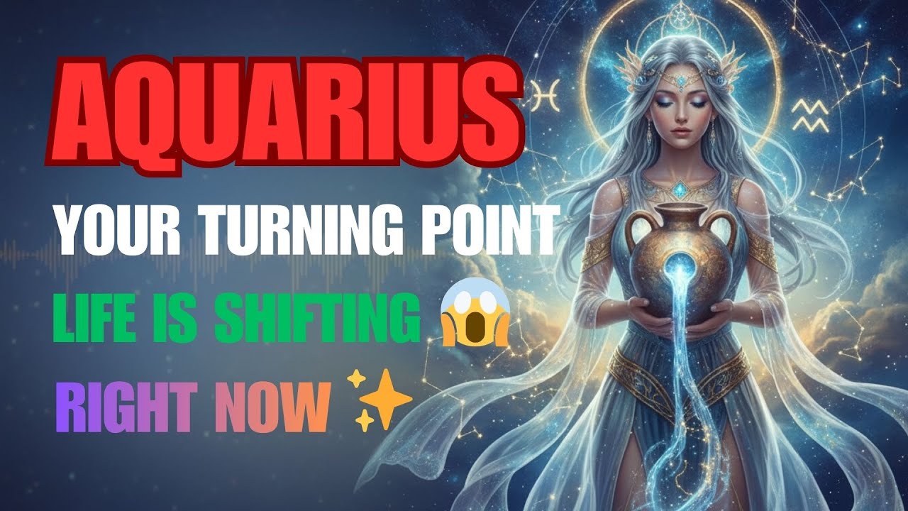 AQUARIUS ♒⏳– You’re Standing At A Turning Point Right Now 🌙