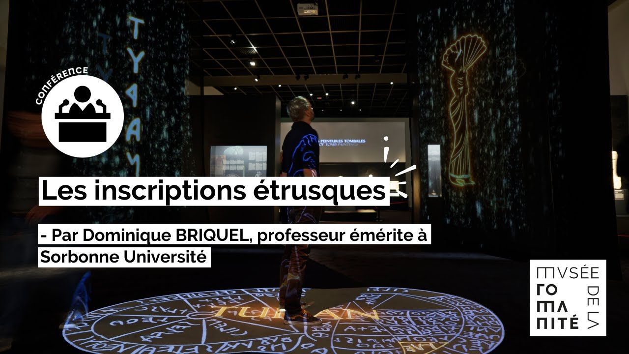 [ 🎤 CONF&Eacute;RENCE ] &laquo; Les inscriptions &eacute;trusques &raquo;