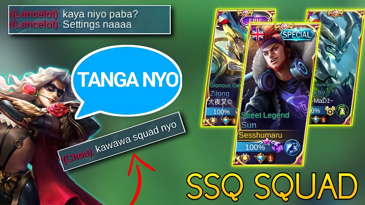 Can SSQ SQUAD Win Against this Pro Lancelot With His Unbeatable Team? Another Insane Comeback?