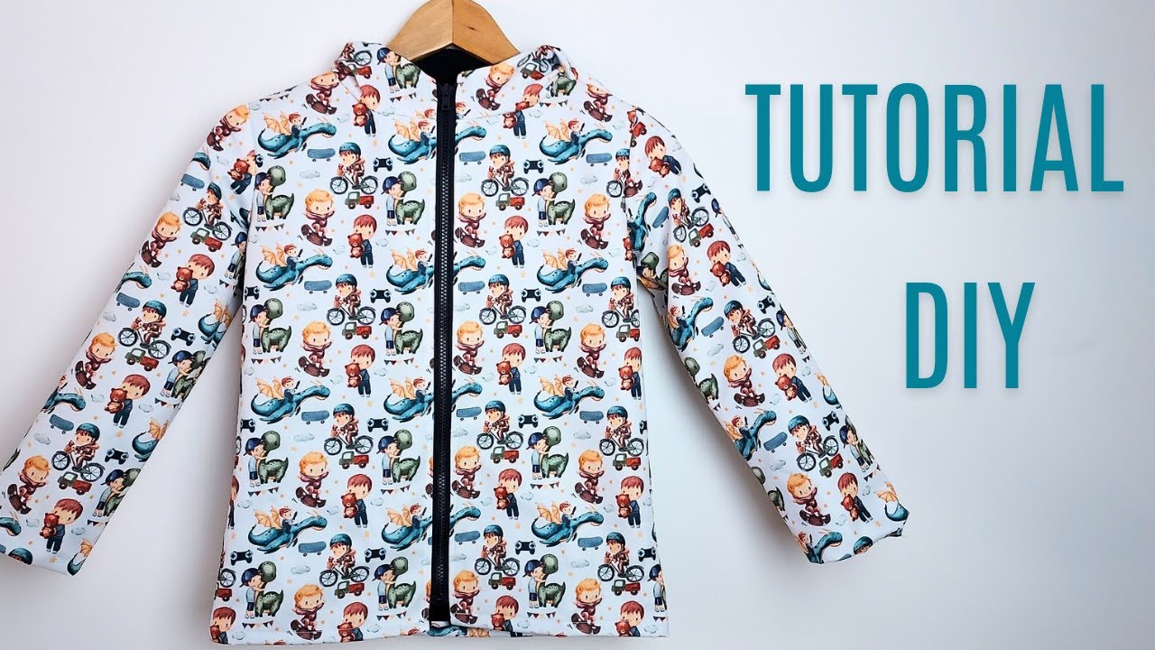 COMO HACER CHAQUETA INFANTIL f&aacute;cil PASO A PASO / Tutorial de Costura