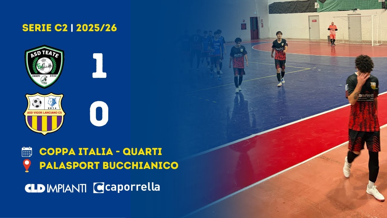 Serie C2 | Teate Eurocalcetto - Vigor Lanciano 1-0 (Gol & Highlights) | Quarti di Finale 2025/2026