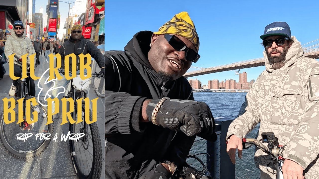 Rap for Wrap &ndash; Lil Rob & Big Priv (Official Music Video) - Mountain bike NYC