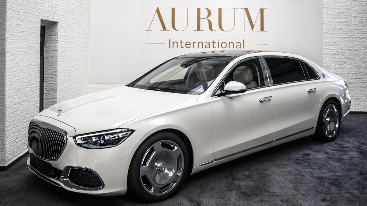 [2022] NEW MERCEDES BENZ MAYBACH S580 4MATIC V8 WHITE/BEIGE Walkaround by AURUM International [4K]