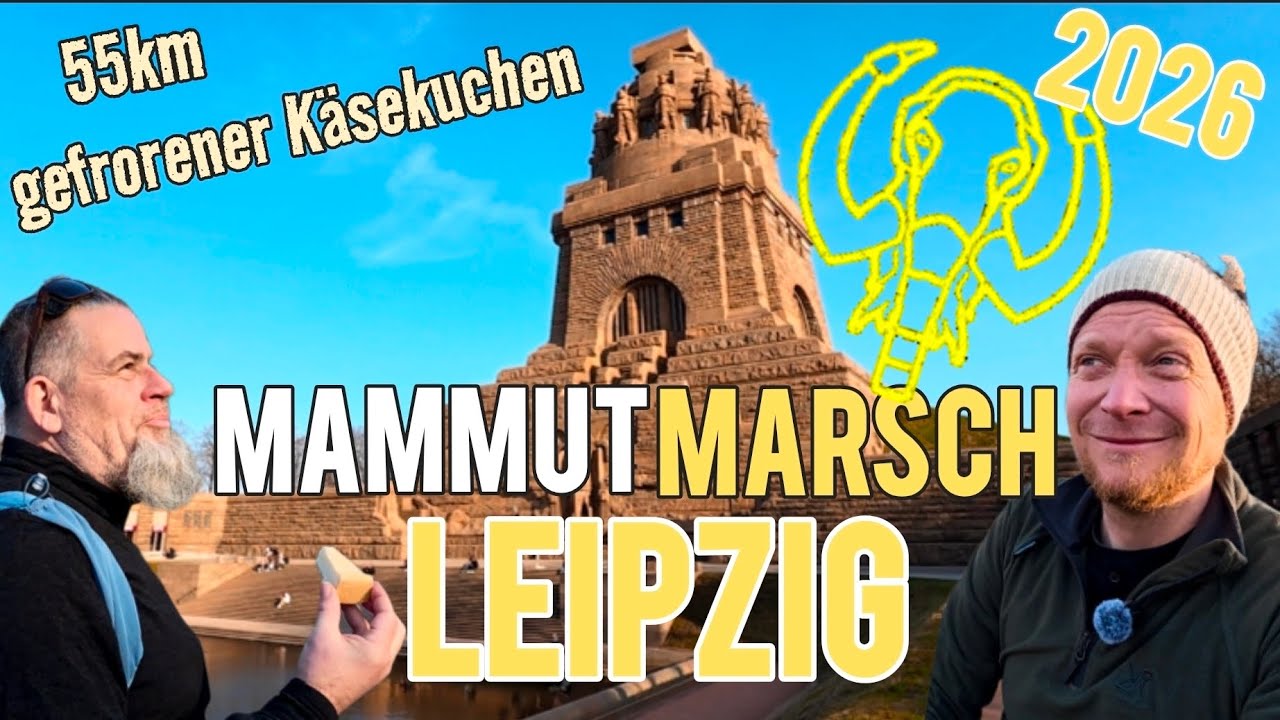 Mammutmarsch Leipzig 55km Extrem-Marsch | Wandern zum Saisonauftakt in Sachsen | 2026