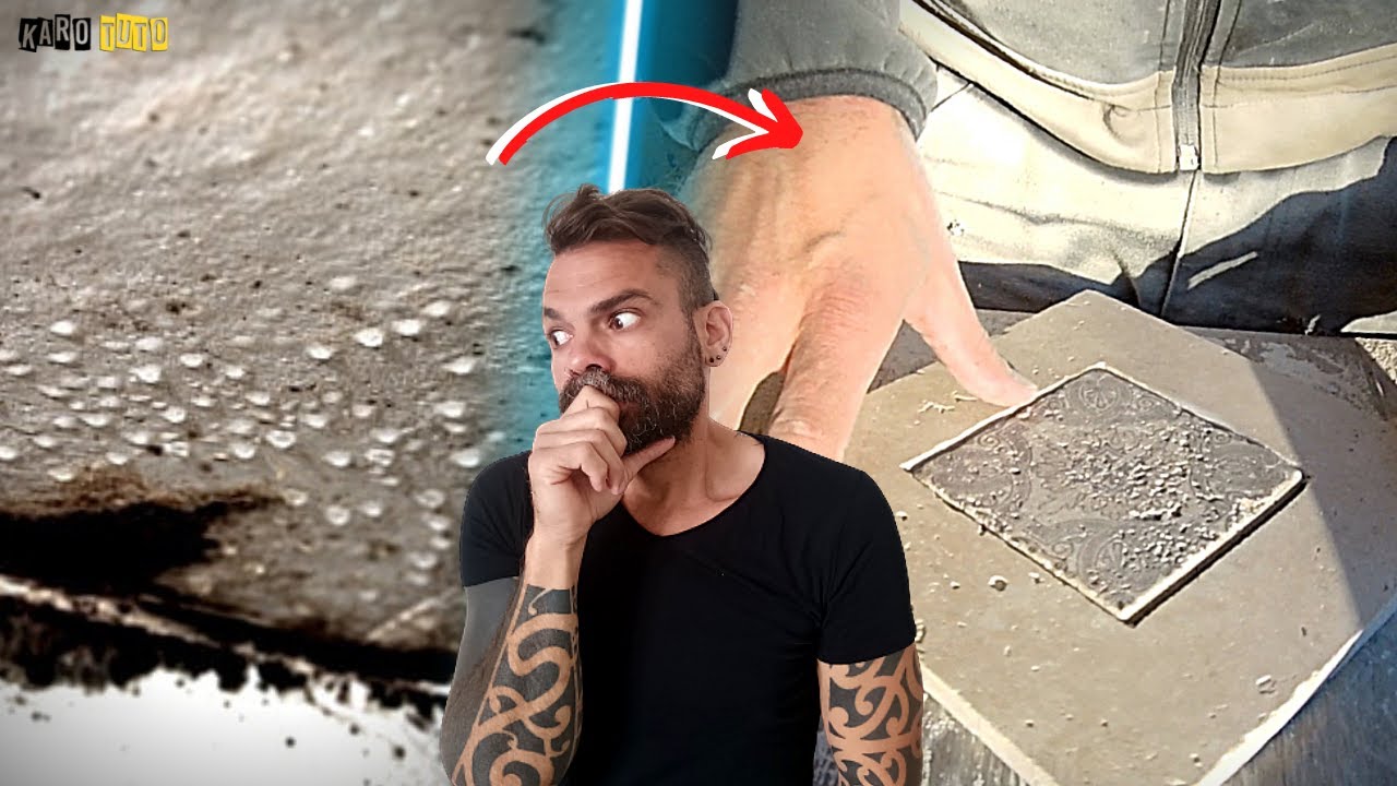 JE REFAIS UN COIN DOUCHE EN TRAVERTIN SUITE À UN DEGATS DES EAUX