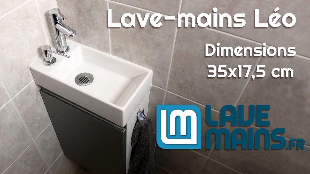 Lave-mains L&eacute;o 35 x 17,5 cm - Lave-mains.fr