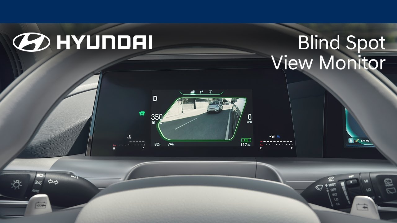 How Blind Spot View Monitor Works | NEXO | Hyundai