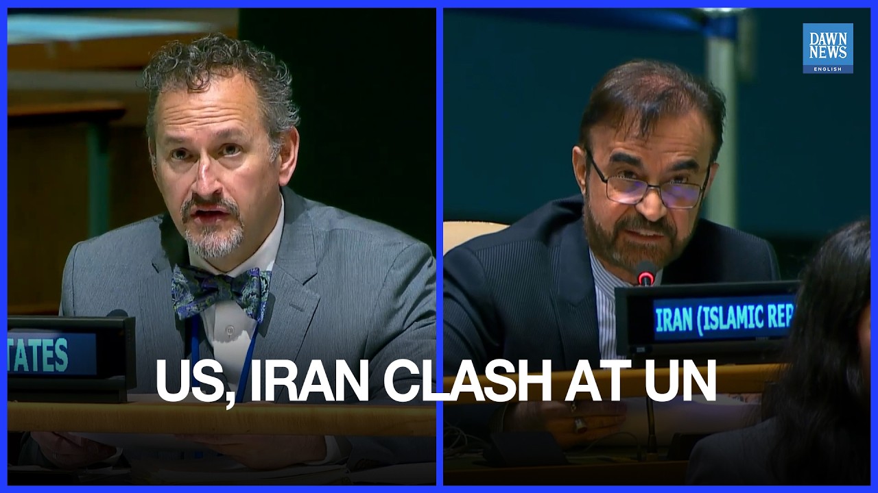 US, Iran Clash at UN After Tehran Gets Nuclear Non-Proliferation Role | Dawn News English
