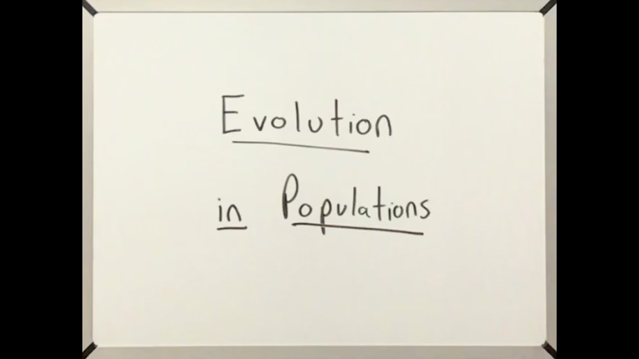 (General Biology) Evolution in Populations