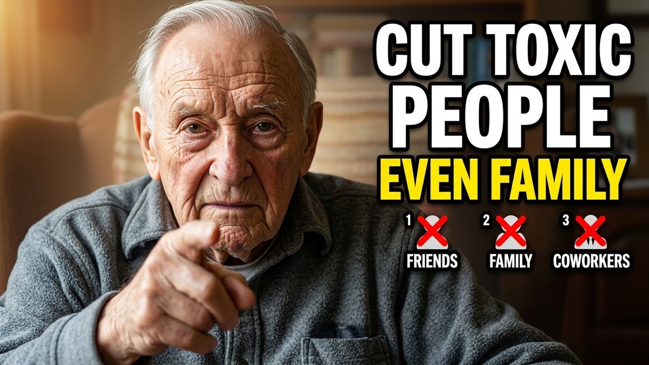 I'm 84. Cut Toxic People Out Immediately. Even Family.