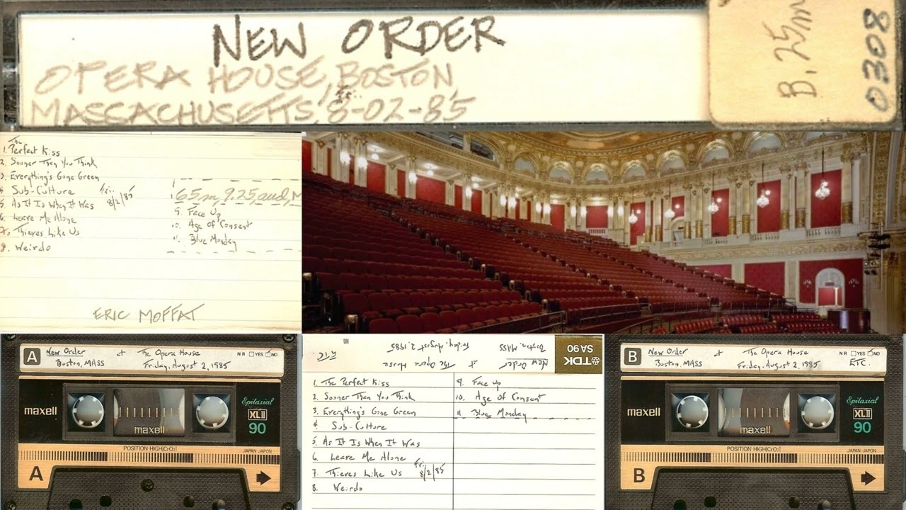 New Order - 1985-08-02 - Opera House Boston [audio of full show]
