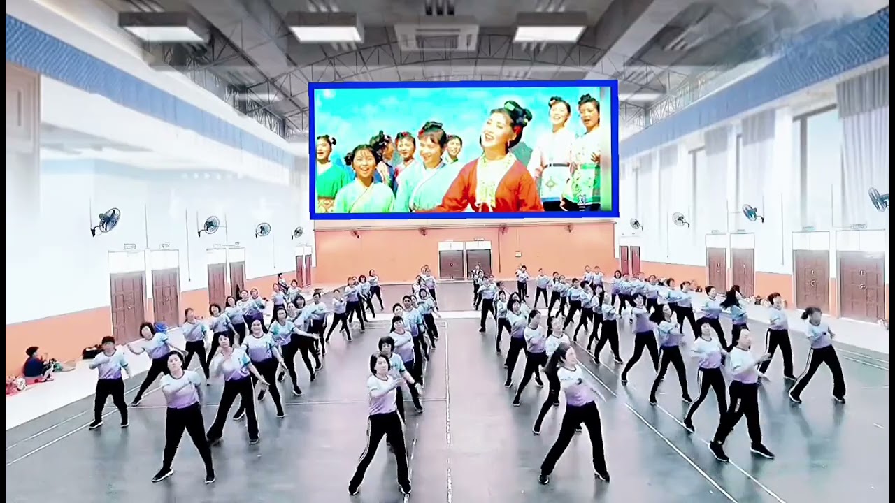 🎼唱山歌🎼💃健美健身操舞蹈课堂💥