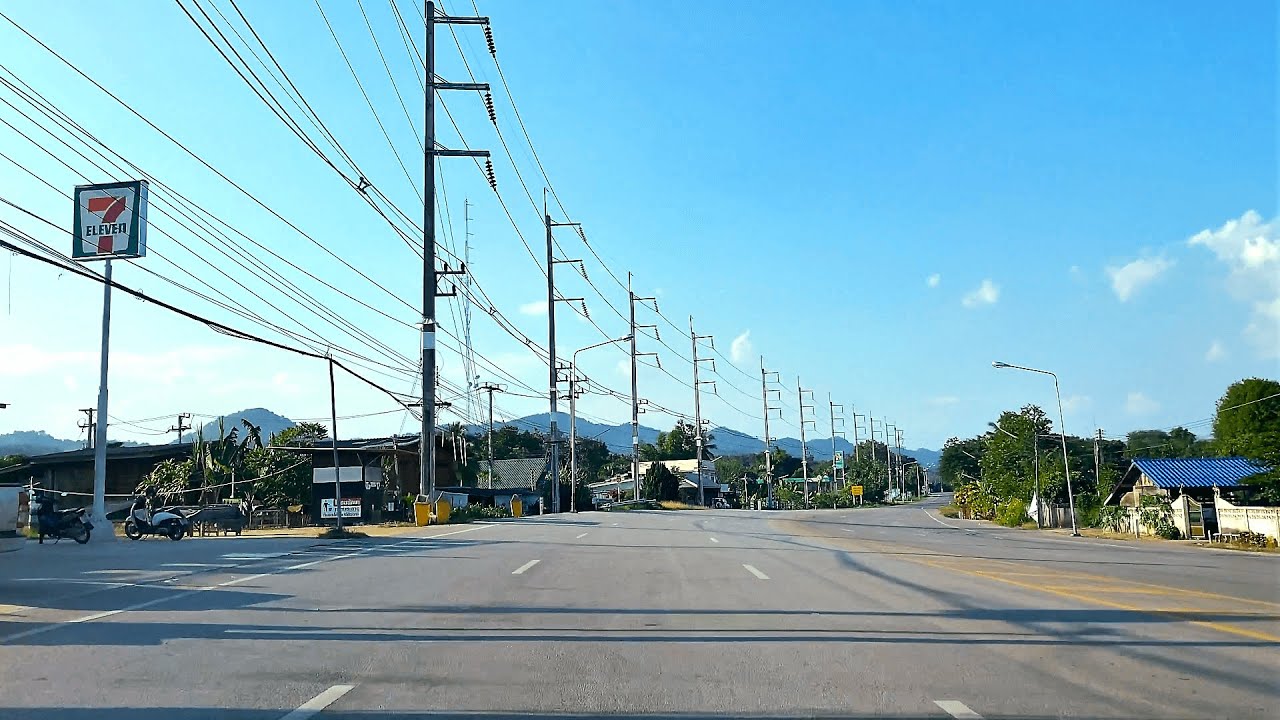 【Driving view - Thailand】1035 road view of Lampang   (4k,60fps)  #100