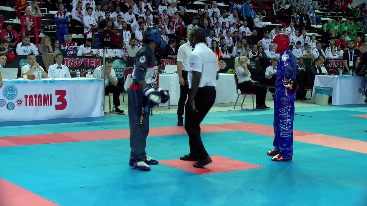 Davide Colla v Pierre Tyreeke WAKO World Championships 2019