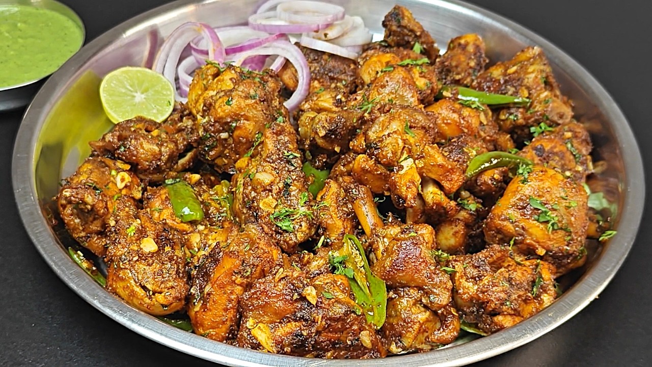 Butter Garlic Chicken Tandoori | Butter Garlic Chicken Fry | Chicken Starter Recipe
