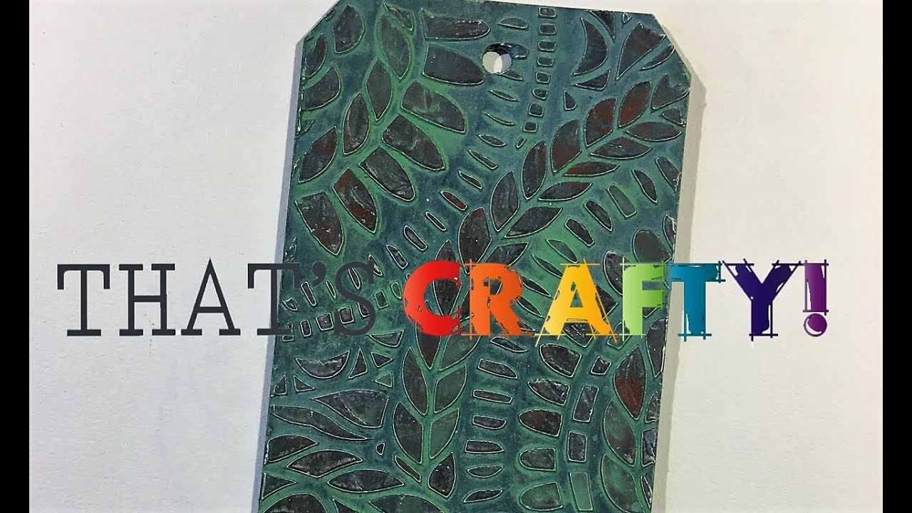 Patina effect using That&acute;s Crafty mediums