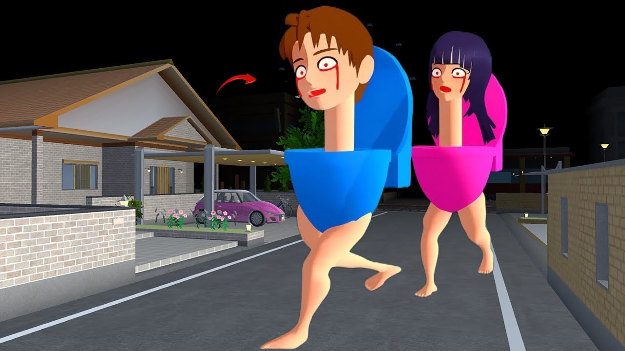 Yuta Mio Panicked After CCTV Recorded a SKIBIDI TOILET infront of Home Girl😱|SAKURA School Simulator