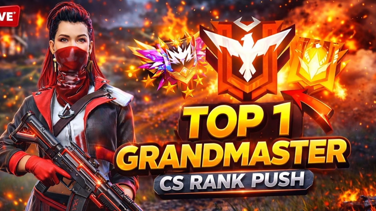🔴[Live Free Fire New Rank Season Rank Push Live !!