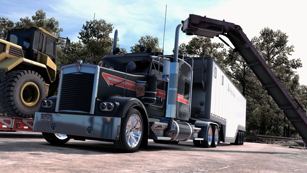 🚛 ATS 1.57 - kenworth w900  /  CAT C15 MBN by Zeemods  😉
