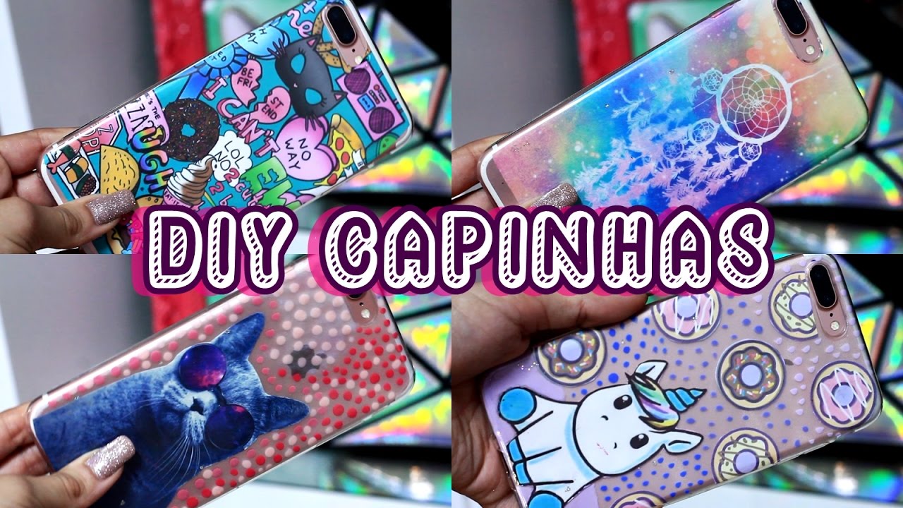 DIY INFINITAS CAPINHAS DE CELULAR: Muito fácil e barato!!!! - Camilla Amaral