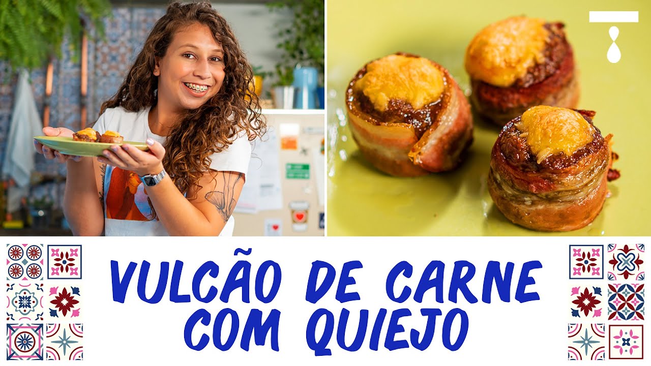 VULCÃO DE CARNE COM QUEIJO | Receitas de Baixa Renda