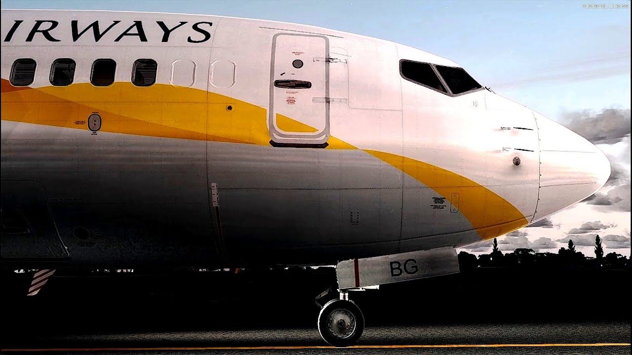 Boeing 737 performs drifting maneuver during takeoff - Jet Airways Flight 2374