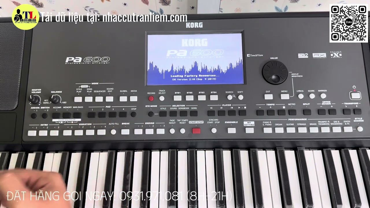 [Pa600] Hướng Dẫn Format và Load Bộ Set Mới vào Korg Pa600 New 2025 tại Nhạc Cụ Trần Liêm