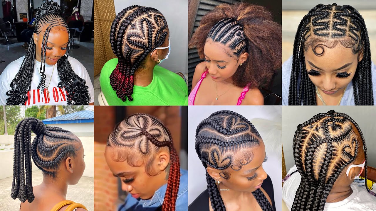 New & Latest Braiding Hair Hairstyles For Black Women | Braids Hairstyles | Cute