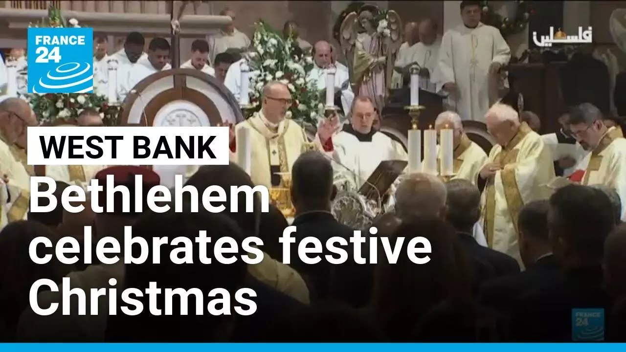 Bethlehem celebrates first festive Christmas since Gaza war • FRANCE 24 English