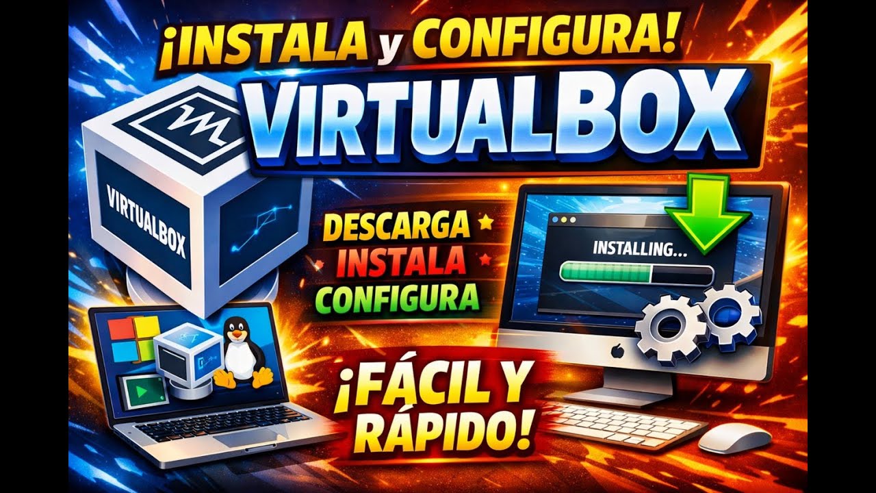 Como ✅ Instalar, Configurar y Crear MAQUINA VIRTUAL En 2026 virtualbox