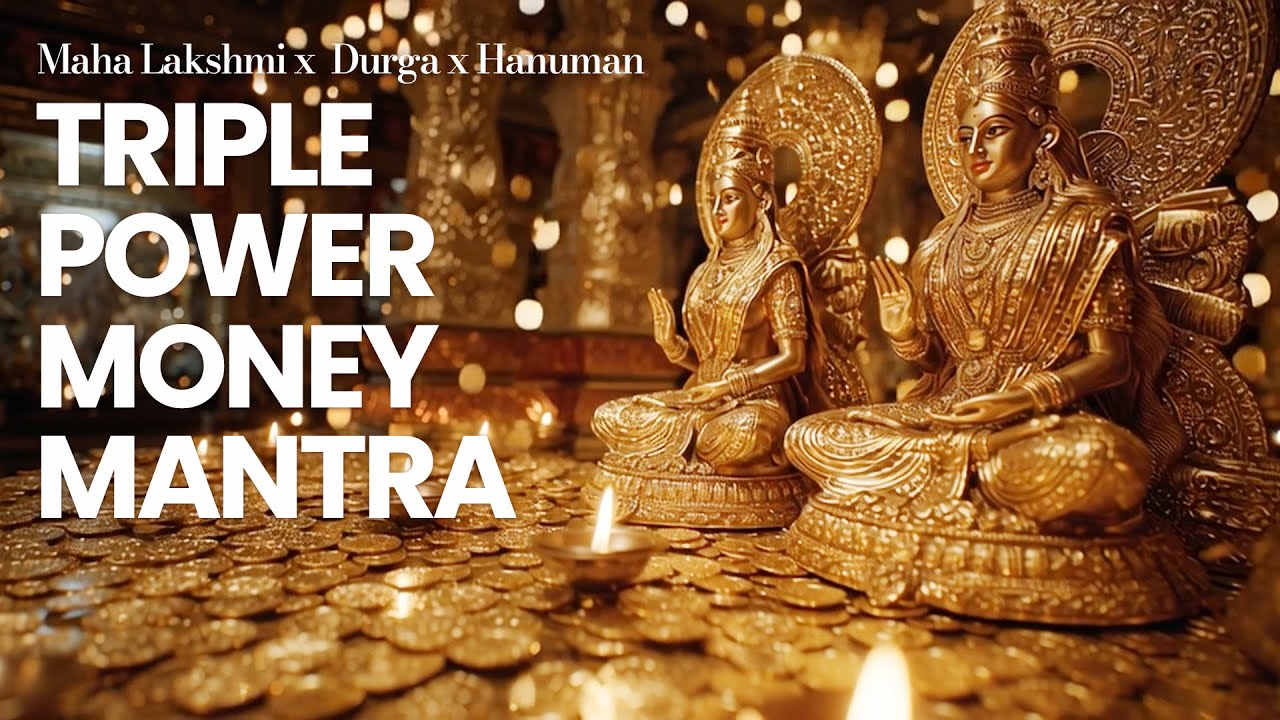 Triple Power Wealth Mantra | Lakshmi x Durga x Hanuman | Prosperity & Protection Mantra🛡️