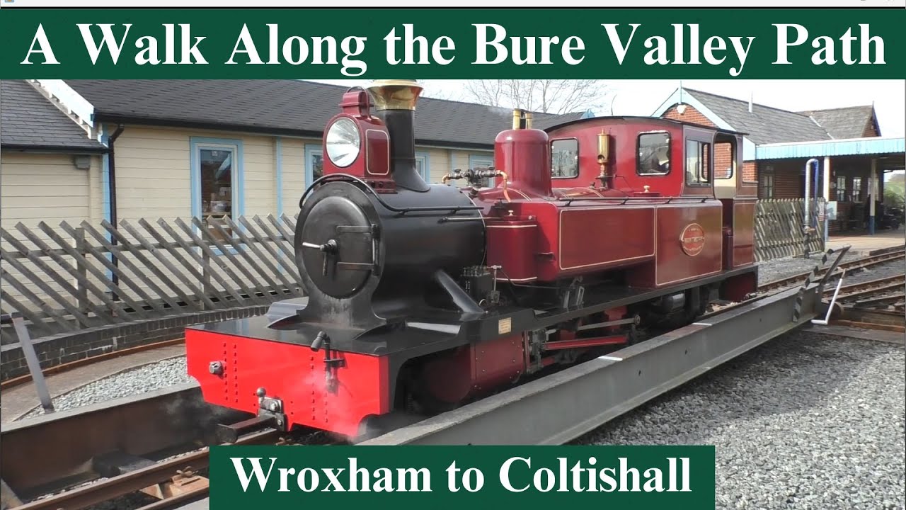 A 3 mile walk along the Bure Valley Path and a few trains.