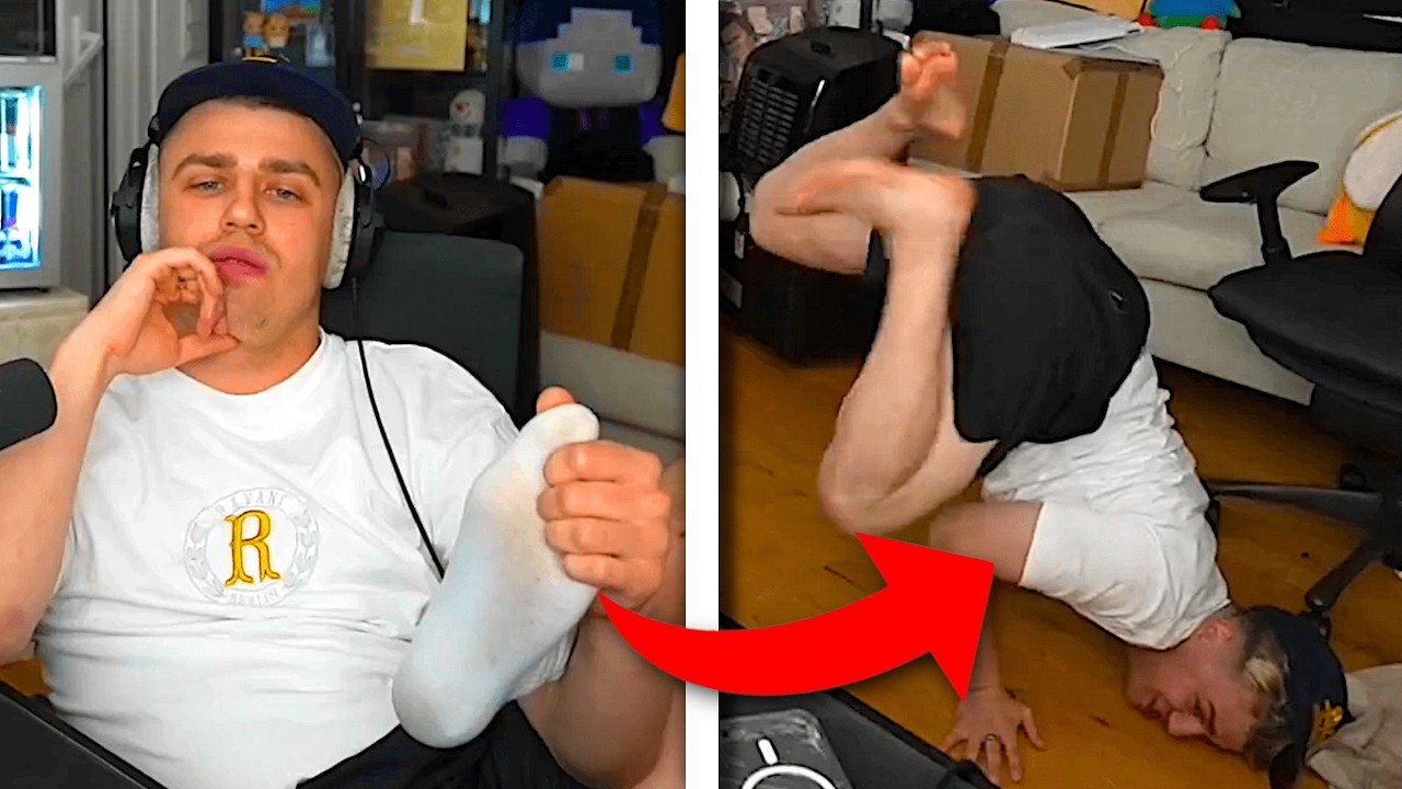 Basti hat mich überredet verrückte Yoga Posen & Breakdance zu machen...