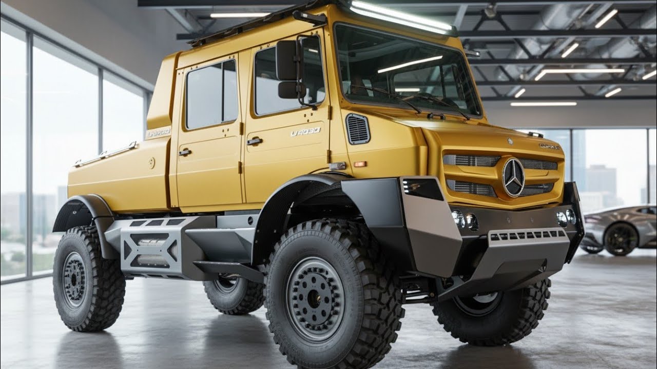 2026 Mercedes Unimog Pickup SHOCKS Germany – 25KM/L Super Truck Beast! 🔥🚛