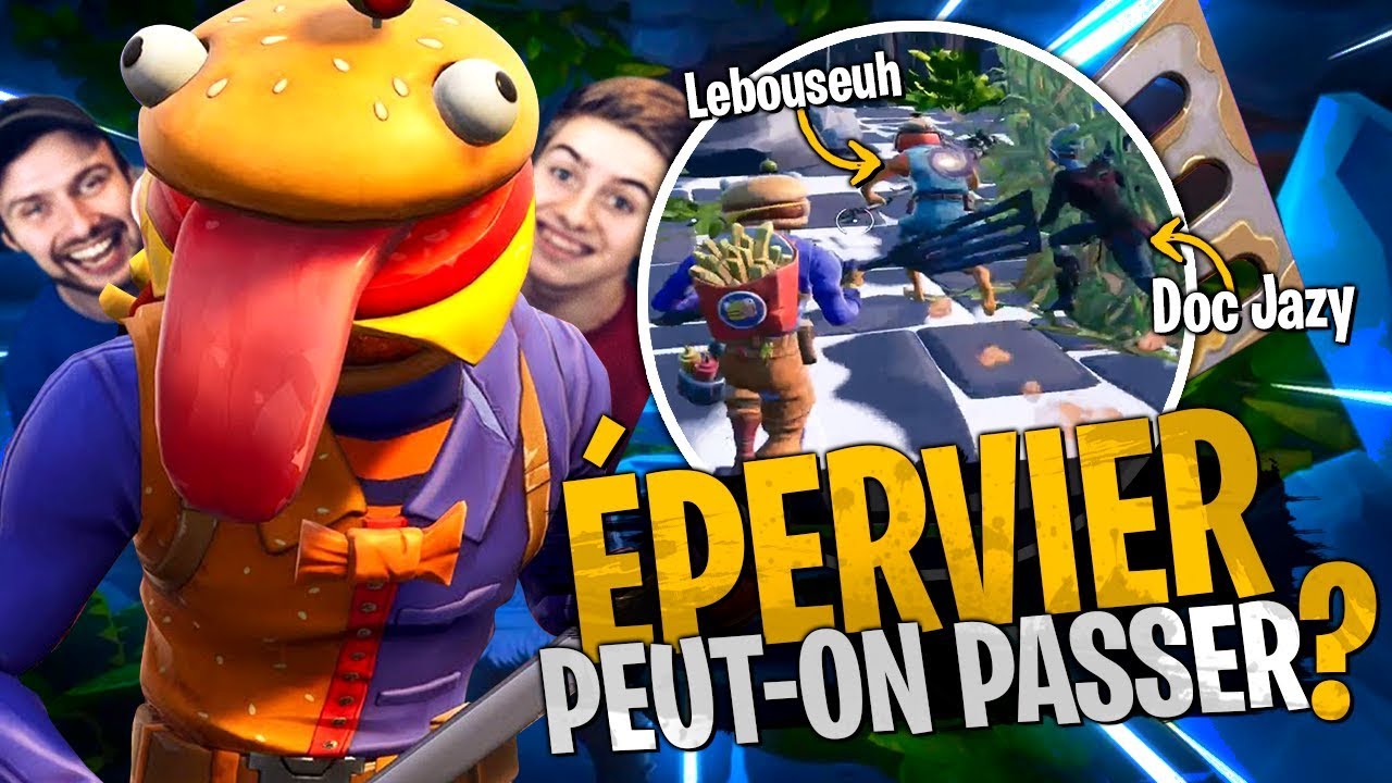 L'épervier, mon jeu le plus drôle sur Fortnite Créatif avec la Team Croûton !