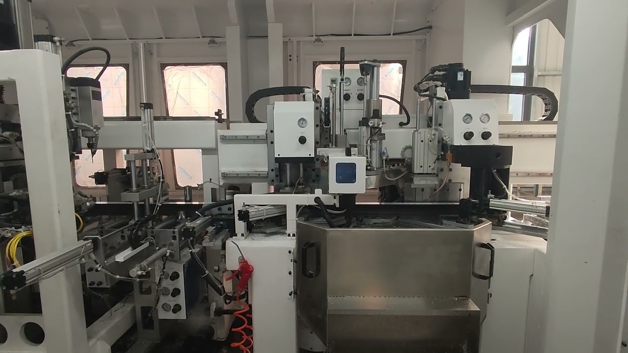 Aluminum Window Machining Center with Automatic Parts Sorting System