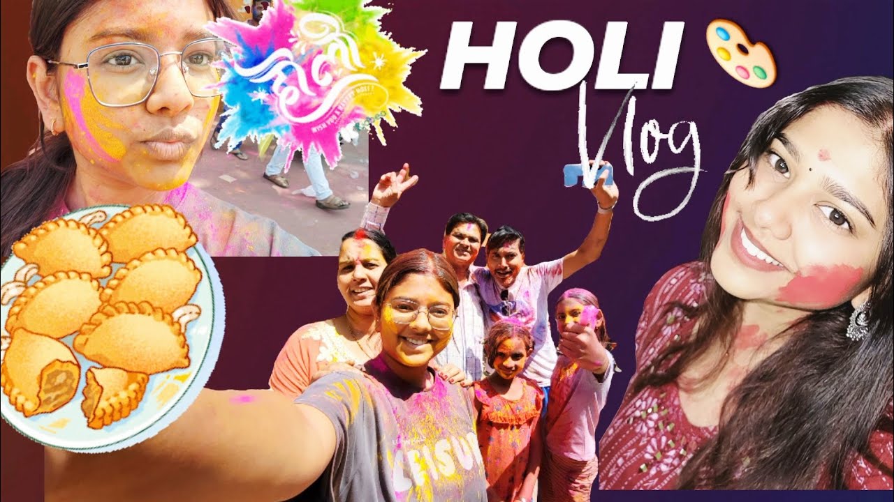 Holi vlog 🎨✨️||HAPPY HOLI YOU ALL|| Ruhi kiu ro rahi hai?? ||holi|| ||Priti Saha||